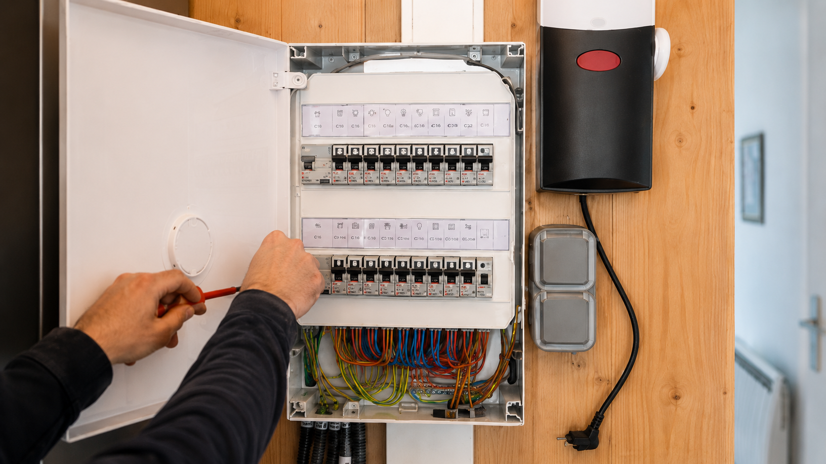 Intervention électrique près de Potigny